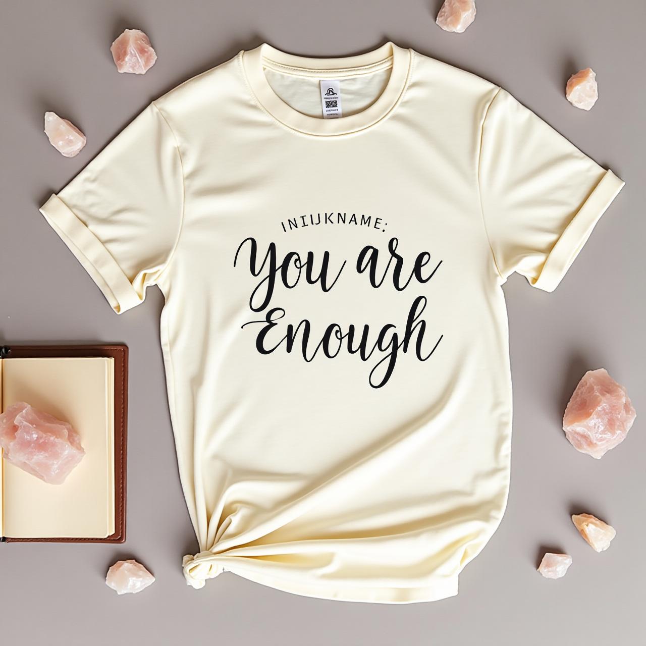 Dear Name You Are Enough Personalized Affirmation Tee